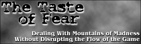 The Taste of Fear